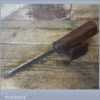 Vintage Carpenter’s 3/16” Cast Steel Mortice Chisel Oak Handle - Sharpened Honed