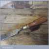Vintage J Frost Carpenter’s 1 ¼” Firmer Chisel Beechwood Handle - Sharpened Honed