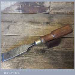 Vintage J Frost Carpenter’s 1 ¼” Firmer Chisel Beechwood Handle - Sharpened Honed