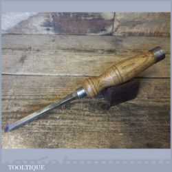 Vintage Carpenter’s 1/4” Heavy Duty Flat Firmer Chisel Ash Handle - Sharpened Honed