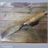 Vintage Stormont Carpenter’s 1 ¼” Heavy Duty Flat Firmer Chisel Ash Handle - Sharpened Honed