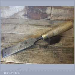 Vintage I Sorby Carpenter’s 7/8”” Firmer Chisel Oak Handle - Sharpened Honed