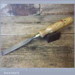 Vintage Sheffield Carpenter’s 1/2” Firmer Chisel Boxwood Handle - Sharpened Honed
