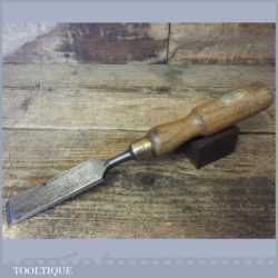 Vintage Marples Carpenter’s 1” Firmer Chisel Ash Handle - Sharpened Honed