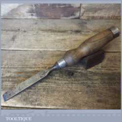 Vintage W Marples Carpenter’s 5/8” Firmer Chisel Ash Handle - Sharpened Honed