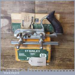 Vintage Boxed Stanley No: 50 Combination Plough Plane - Fully Refurbished