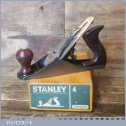Vintage Boxed Stanley No: 4 Smoothing Plane - Fully Refurbished Ready To Use