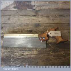 Thomas Flinn & Co 10” Brass Back Dovetail Saw 13 TPI - Sharpened Refurbished