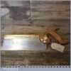Vintage No: 120 W Tyzack & Turner 14” Brass Back Tenon Saw - Sharpened