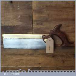 Vintage Spear & Jackson 9” Brass Back Dovetail Saw- Sharpened Refurbished