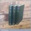 3 No: Volumes Of The New Carpenter And Joiner Hardback Books By Caxton