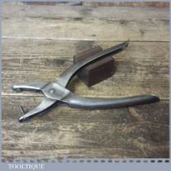 Vintage German Gust Mass No: 50 Leatherworking Hole Punching Pliers