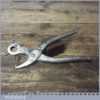 Vintage Leatherworking Rotating Hole Punching Pliers - Good Condition