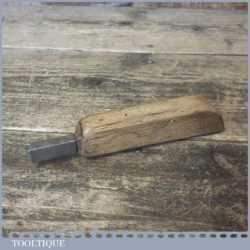 Vintage Cobbler’s Leatherworking Double Edge Heel Iron - Good Condition