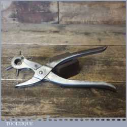 Vintage Gust Mas No: 61 Leatherworking Revolving Hole Punch Pliers