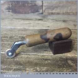 Vintage Bookbinders Leatherworking Tool Brass Finishing Wheel