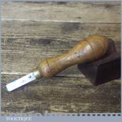 Vintage Shoemaker’s Leatherworking Stitch Pricker Ash Handle