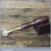 Vintage Richardson Brass Rosewood Leatherworking Stitch Pricking Wheel