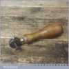 Vintage Shoemaker’s Leatherworking Channel Cutter Beech Handle