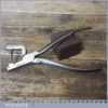 Vintage Leatherworking No: 8 Hole Punch Pliers - Good Condition