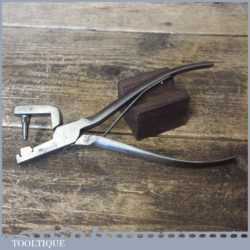 Vintage Leatherworking No: 8 Hole Punch Pliers - Good Condition