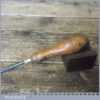 Vintage Shoemaker’s Leatherworking Edge Shave Beechwood Handle