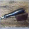 Vintage Leatherworking Stitch Pricking Wheel Ebonised Handle