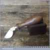 Vintage London Shoemaker’s Leatherworking Knife Beechwood Handle