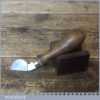 Vintage London Shoemaker’s Leatherworking Knife Beechwood Handle