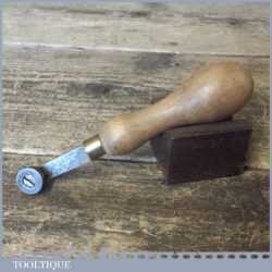 Vintage Shoemaker’s Leatherworking Fudge Wheel - Good Condition