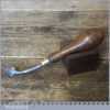 Vintage Saddler’s Leatherworking Single Crease Creasing Iron Beechwood Handle