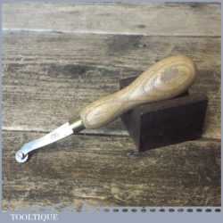 Vintage Bookbinders Decorative Wheel Tool With Ash Handle