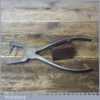 Vintage George Barnsley & Sons Leatherworking Hole Punching Pliers