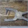 Vintage George Barnsley & Sons Leatherworking Hole Punching Pliers