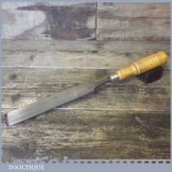 Vintage W. Marples Pattern Makers 1 ¼ Paring Gouge Chisel Sharpened Honed