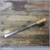 Vintage Fulton Tool USA 1” Heavy Duty Timber Framing Socketed Bevel Edge Chisel