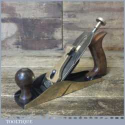 Vintage GTL Brass Smoothing Plane Norris Style Adjuster - Fully Refurbished