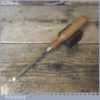 Vintage W H Clay Carpenter’s 1/4” Firmer Chisel