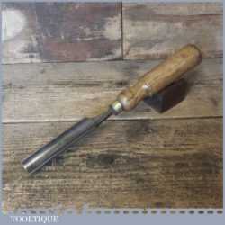 Vintage Thomas Ibbotson Carpenter’s 7/8” Gouge Chisel- Sharpened Honed