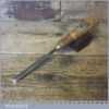 Vintage Robert Sorby Kangaroo Carpenter’s 1/2” Bevel Edge Chisel - Sharpened Honed