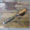 Vintage Footprint Carpenter’s 1” Heavy Duty Firmer Chisel - Sharpened Honed