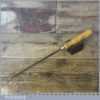 Vintage Stormont Carpenter’s 1/8” Cast Steel Sash Mortice Chisel - Sharpened Honed