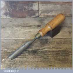 Vintage Ward & Payne Carpenter’s 7/8” Gouge Chisel - Sharpened Honed