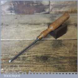 Vintage W Marples Sons Carpenter’s 1/4” Bevel Edge Chisel - Sharpened Honed