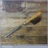 Vintage W Marples Sons Carpenter’s 3/8” Gouge Chisel - Sharpened Honed