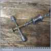 Vintage Hobbies Steel Brass Jewellers Counter Weighted Archimedes Hand Drill