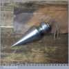 Vintage 3” Long Cast Steel Plumb Bob - Good Condition