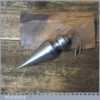 Vintage 3” Long Cast Steel Plumb Bob - Good Condition