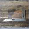 Vintage 6” Steel Combination Try Square And Bevel By H.M.M Pat 497450