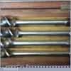 Vintage Full Set Russell Jennings Double Spur Auger Brace Bits Original Box